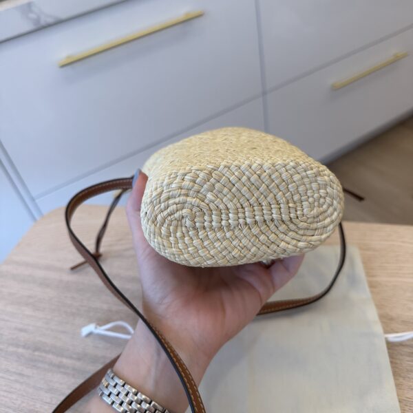 Loewe x Paula’s Ibiza Anagram Straw Pocket Crossbody Bag