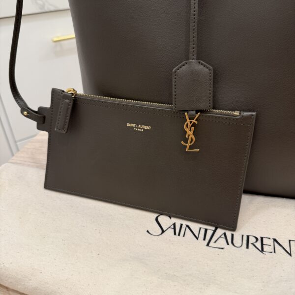 Saint Laurent (YSL) Calfskin Large Shopping Tote