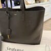 Saint Laurent (YSL) Calfskin Large Shopping Tote