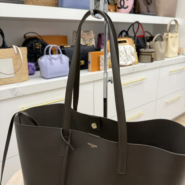 Saint Laurent (YSL) Calfskin Large Shopping Tote