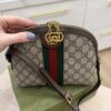Gucci GG Ophidia Dome Shoulder Bag GG Coated Canvas Small