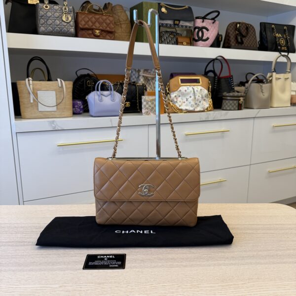Chanel Trendy Flap Bag Caramel