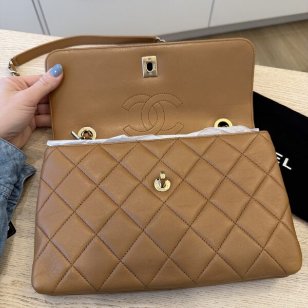 Chanel Trendy Flap Bag Caramel