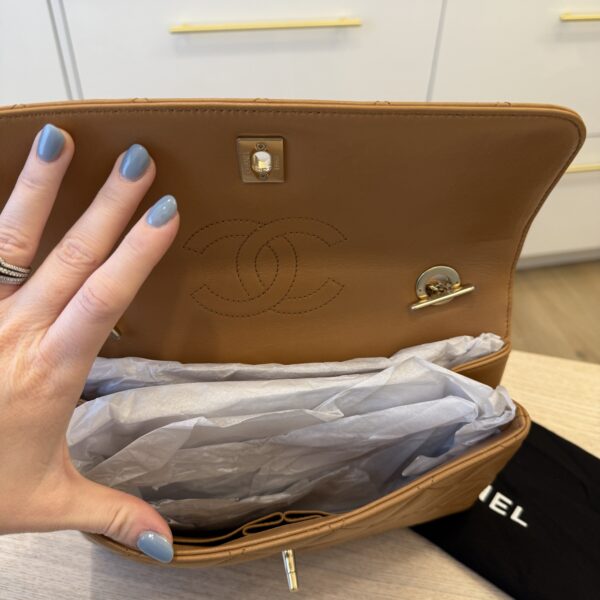 Chanel Trendy Flap Bag Caramel