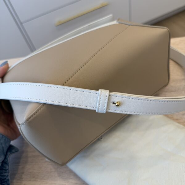 Loewe Puzzle Edge Small Top-Handle Bag in Tricolor Leather