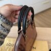 Louis Vuitton Alma Handbag Metallic Monogram Vernis with Leather BB