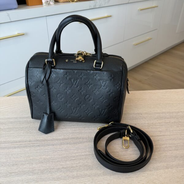 Louis Vuitton Empreinte Speedy Bandouliere 25 NM Black