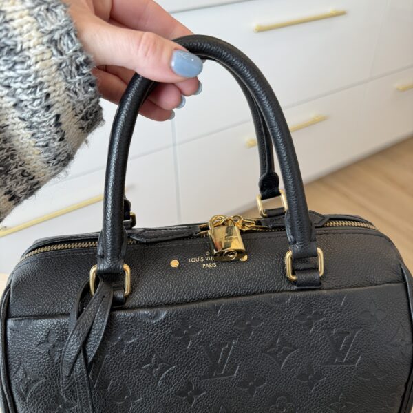Louis Vuitton Empreinte Speedy Bandouliere 25 NM Black
