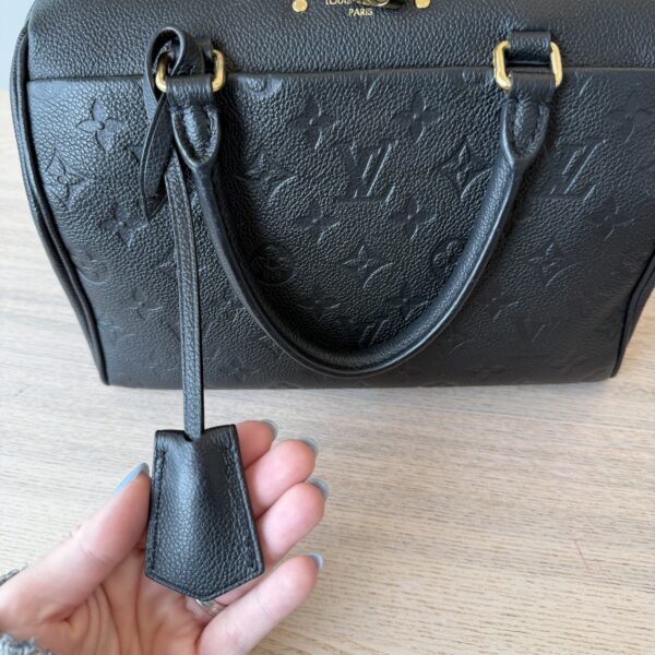 Louis Vuitton Empreinte Speedy Bandouliere 25 NM Black