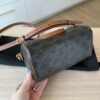 Celine Small Boston in Triomphe Canvas and Calfskin