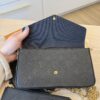 Louis Vuitton Empreinte Pochette Felicie Chain Wallet Noir