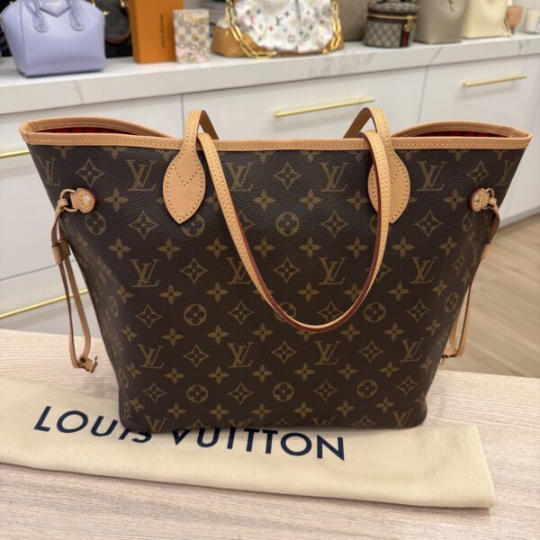 Louis Vuitton Monogram Neverfull MM Cerise