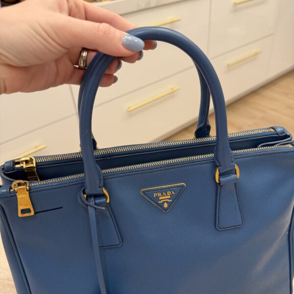 Prada Saffiano Medium Galleria Double Zip Tote