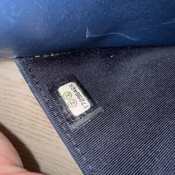 Chanel Patent Quilted CC Logo Wallet on Chain WOC