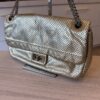Chanel Metallic Gold Perforated Leather 2.55 Reissue Flap 225