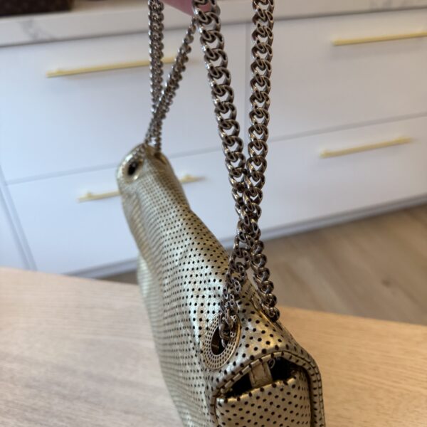 Chanel Metallic Gold Perforated Leather 2.55 Reissue Flap 225