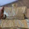 Chanel Metallic Gold Perforated Leather 2.55 Reissue Flap 225