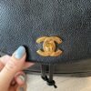 Chanel 24K Triple CC Backpack Black Gold Hardware