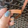 Goyard Goyardine Saint Louis GM Black and Tan