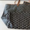 Goyard Goyardine Saint Louis GM Black and Tan