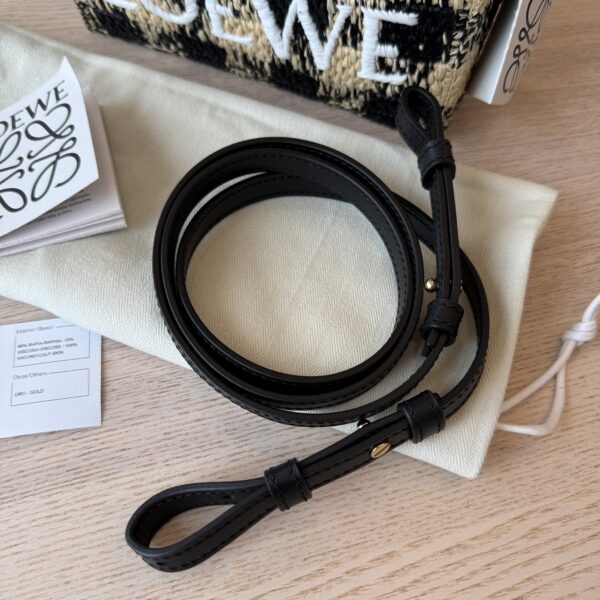 Loewe Paula's Ibiza Logo Convertible Tote Raffia Mini