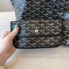 Goyard Goyardine Saint Louis GM Black and Black