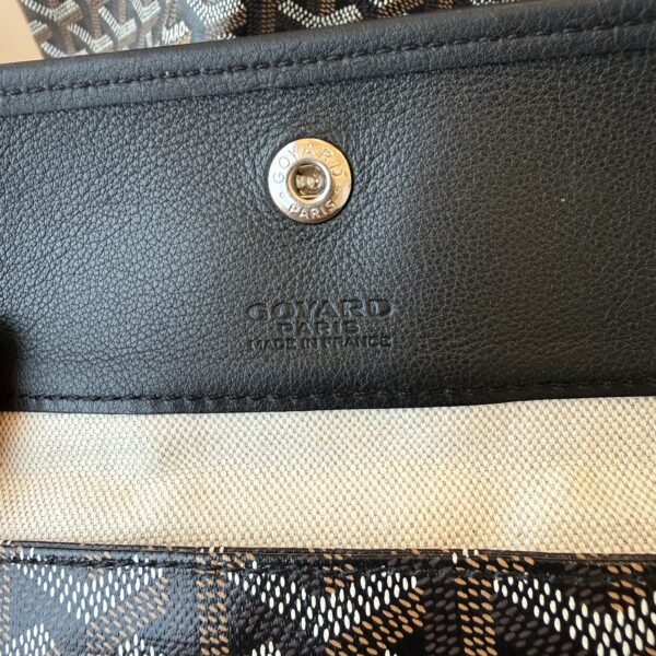 Goyard Goyardine Saint Louis GM Black and Black