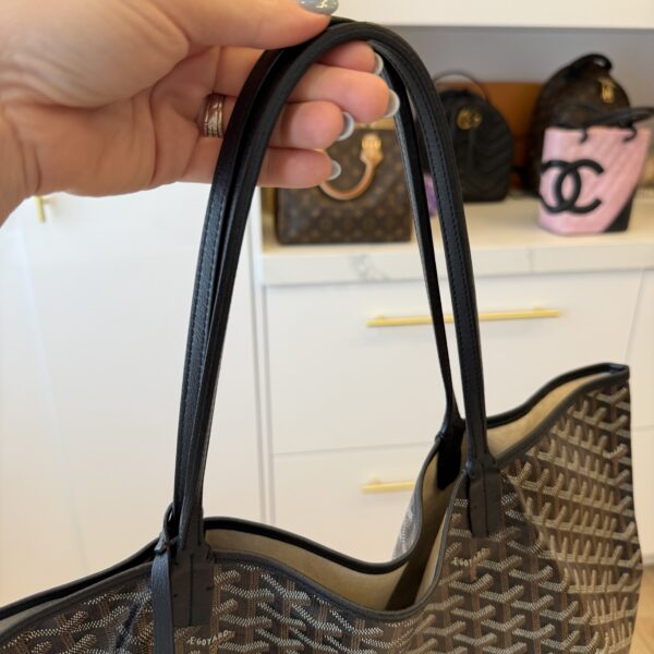 Goyard Goyardine Saint Louis GM Black and Black