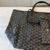Goyard Goyardine Saint Louis GM Black and Black