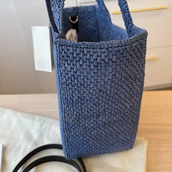 Loewe x Paula’s Ibiza Font Logo Medium Tote Bag in Raffia