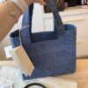 Loewe x Paula’s Ibiza Font Logo Medium Tote Bag in Raffia