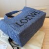 Loewe x Paula’s Ibiza Font Logo Medium Tote Bag in Raffia