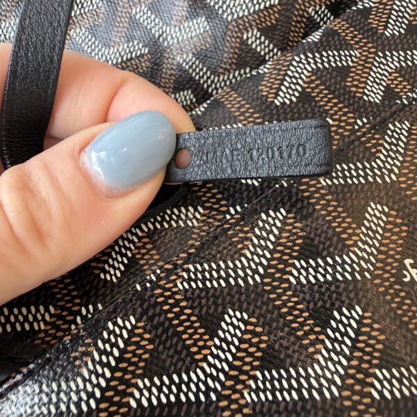 Goyard Goyardine Saint Louis GM Black and Black