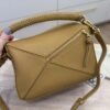 Loewe Calfskin Small Woven Puzzle Bag Sahara