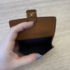 Fendi Baguette Card Holder Beige Nappa Leather Card Holder