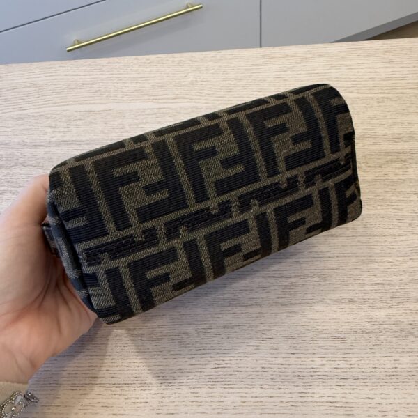 Fendi Small Beauty Pouch Zucca Canvas