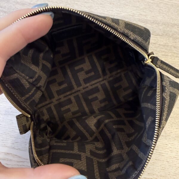 Fendi Small Beauty Pouch Zucca Canvas