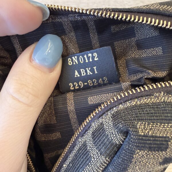 Fendi Small Beauty Pouch Zucca Canvas