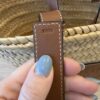 Loewe Raffia Basket Tote Bag Natural Tan