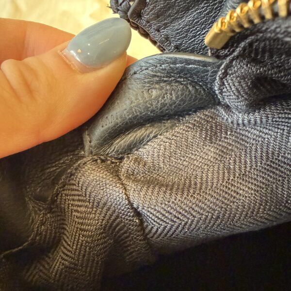 Loewe Raffia Calfskin Small Puzzle Bag Natural Tan