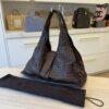 Bottega Veneta Campana Leather Handbag Brown