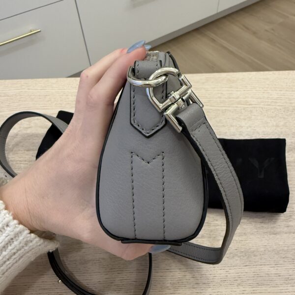 Givenchy Antigona Crossbody Bag Leather Nano Grey