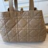 Christian Dior Large Dior Toujours Bag Camel Macrocannage Calfskin
