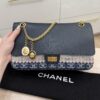 Chanel Nude Medallion Reissue 2.55 Flap Bag Calfskin with Knit Wool 226