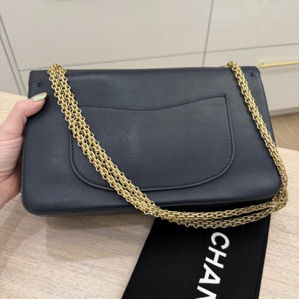 Chanel Nude Medallion Reissue 2.55 Flap Bag Calfskin with Knit Wool 226