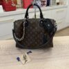 Louis Vuitton Dark Speedy Soft Bandouliere Bag Monogram Canvas 30