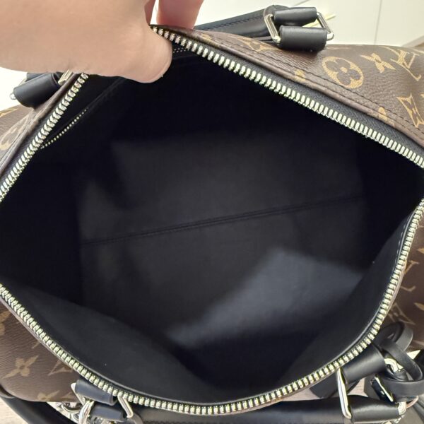 Louis Vuitton Dark Speedy Soft Bandouliere Bag Monogram Canvas 30