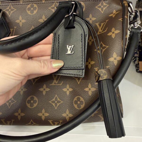 Louis Vuitton Dark Speedy Soft Bandouliere Bag Monogram Canvas 30