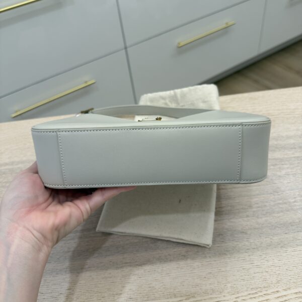 Saint Laurent (YSL) Le 5 A 7 Hobo Shoulder Bag Crema Soft Smooth Leather/Gold