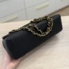 Chanel Vintage Classic Single Flap Bag Quilted Lambskin Maxi Black